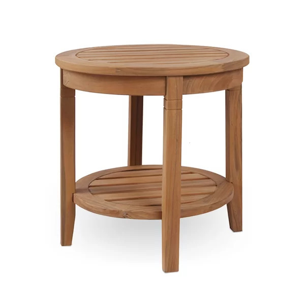 Colden Teak Outdoor Side Table | Wayfair North America