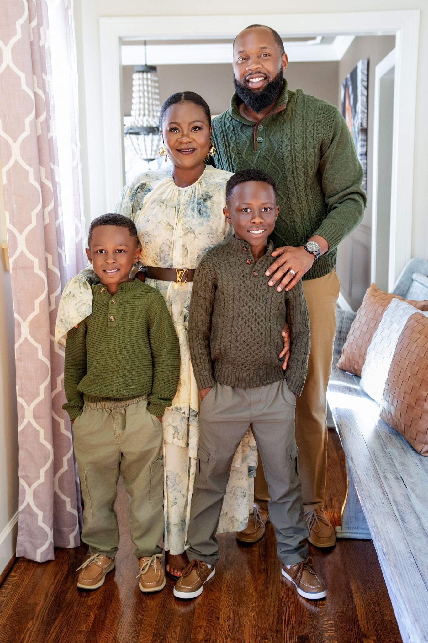 Family Fall fashions are here! Did a quick photoshoot with my 3 men in our home right before church! I love green in any hue! Shop our coordinating family outfits for Fall! 

#LTKFamily #LTKSeasonal #LTKKids