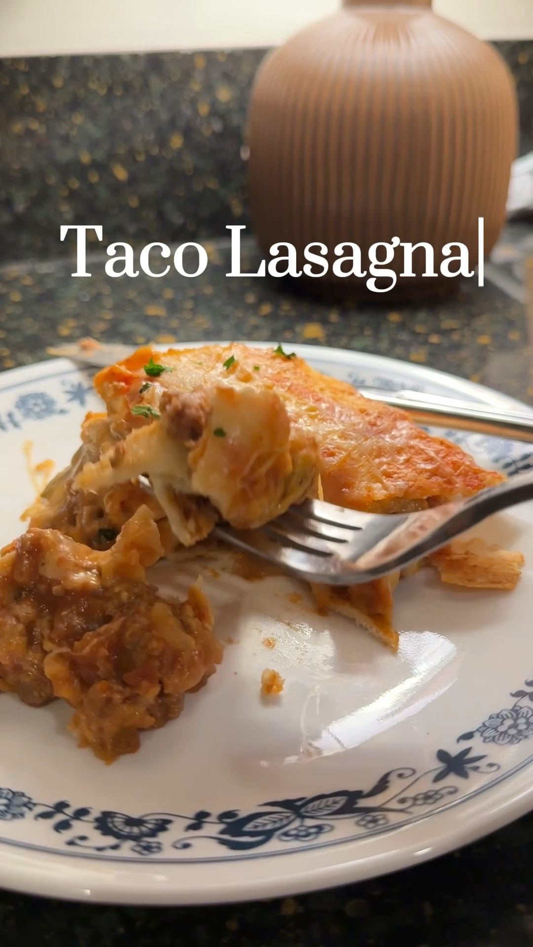 Saw this recipe on TikTok and had to try it… so good. 

Brown ground beef with 1 whole onion
Season with garlic powder, paprika, red pepper flakes, cumin, a little cayenne, plus salt & pepper
Mix in 1 can refried beans
Stir in ½ cup taco sauce + 1 cup salsa

Layer it up! 
Burrito-size tortillas
Meat mixture
Shredded cheddar

Repeat layers until you’re out of everything.

Top with:
More taco sauce
Monterey Jack cheese

Bake at 350° for 25 minutes
Finish with fresh cilantro and let it sit a few minutes before slicing.

So easy, so filling, and seriously delicious. Would be great with rice, but we had applesauce and zero regrets 😅

#LTKfoodie #LTKmomlife