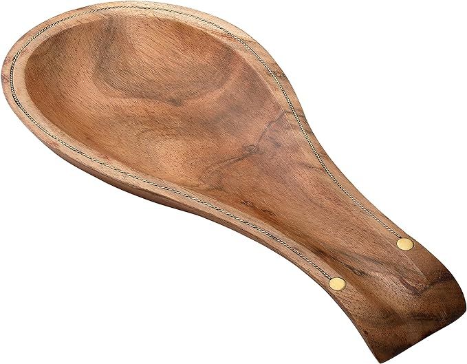 Folkulture Spoon Rest for Kitchen Counter, Spoon Holder for Stove Top or Countertop, Perfect Hold... | Amazon (US)