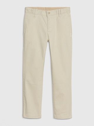 Kids Uniform Relaxed Fit Khakis with Gap Shield | Gap (US)