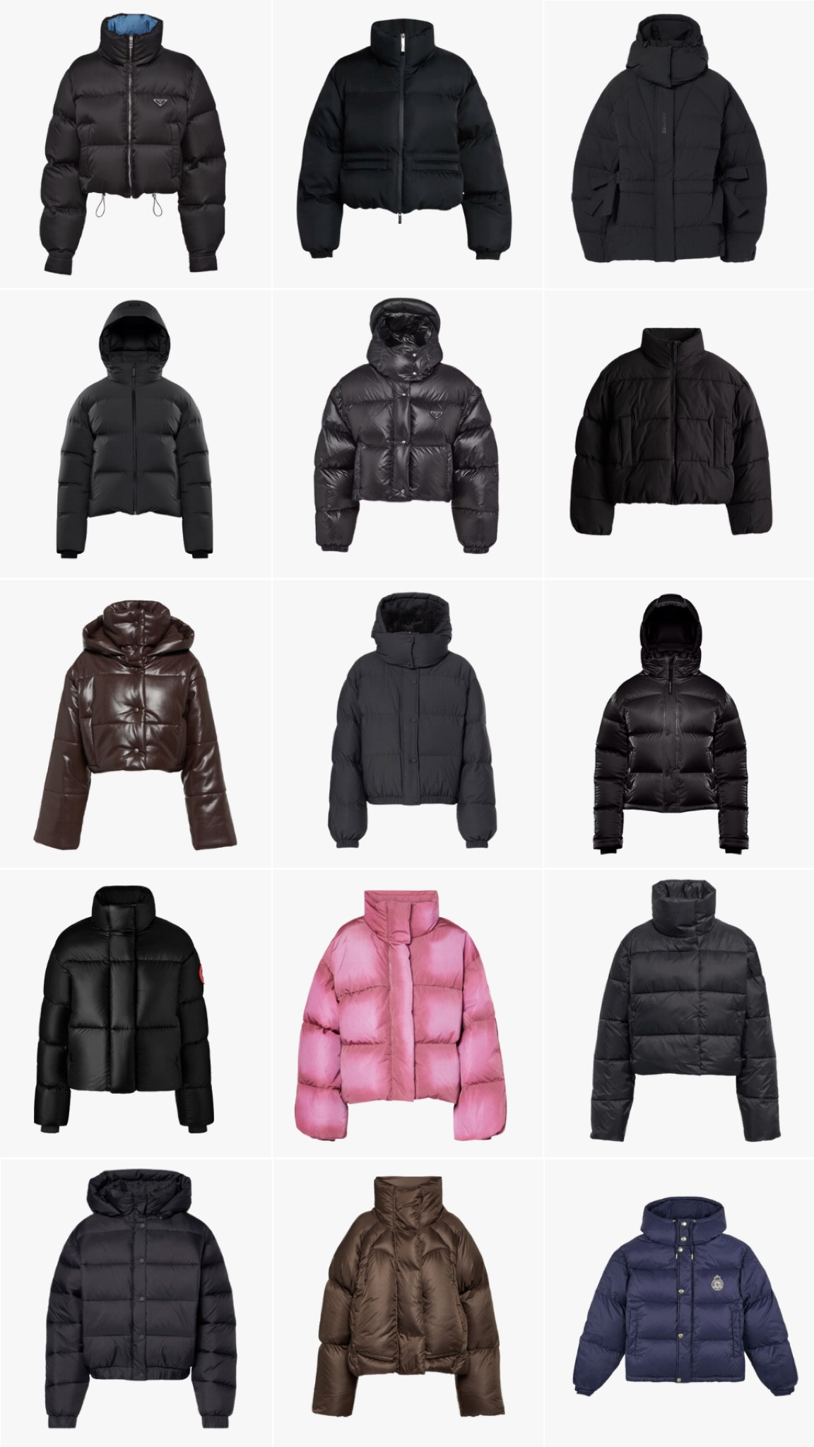 Puffer coats edit
