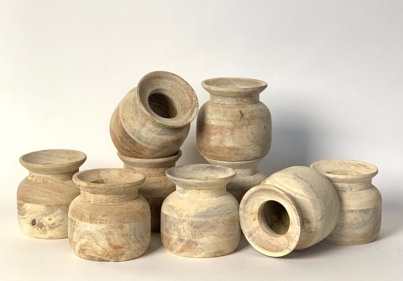 Tiny wooden Sun Bleached Vessel | Etsy (US)