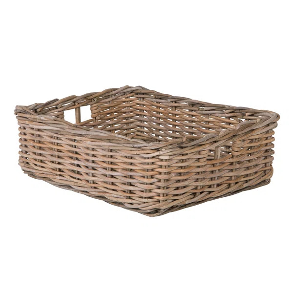 Skiatook Shelf & Under Bed Rattan Basket | Wayfair North America