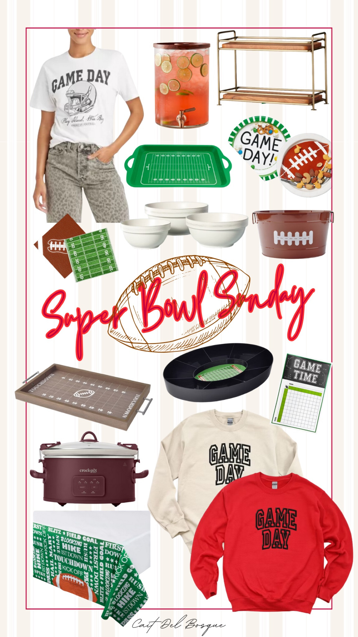 Super Bowl Finds! 🏈

Get ready for the ultimate Super Bowl bash with the best party finds! From stylish team-inspired outfits to game-day serving dishes and fun party supplies, here’s everything you need to make your celebration unforgettable. Score big with themed décor, snacks, and all the essentials to cheer on your team in style! 

Super Bowl, Super Bowl finds, Super Bowl party, Super Bowl outfit, SuperBowl, game day party, football party, game day sweater, game day shirt, serving dishes, party supplies, serving bowls, serving trays

#LTKParties #LTKHome