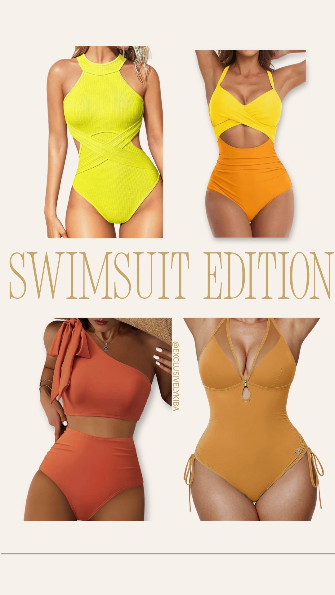 Sun kissed and serving confidence ☀️✨
This orange + yellow swimsuit edit is giving bold, vibrant, and effortlessly luxe. From flattering cut-outs to sculpting silhouettes, these are the pieces you pack when you want to stand out—poolside or on vacation.

Shop my curated picks on LTK 🧡💛

#LTKSwim #VacationReady #SwimwearStyle #VacationOutfits #SummerLooks

#LTKActive #LTKOver40 #LTKSeasonal