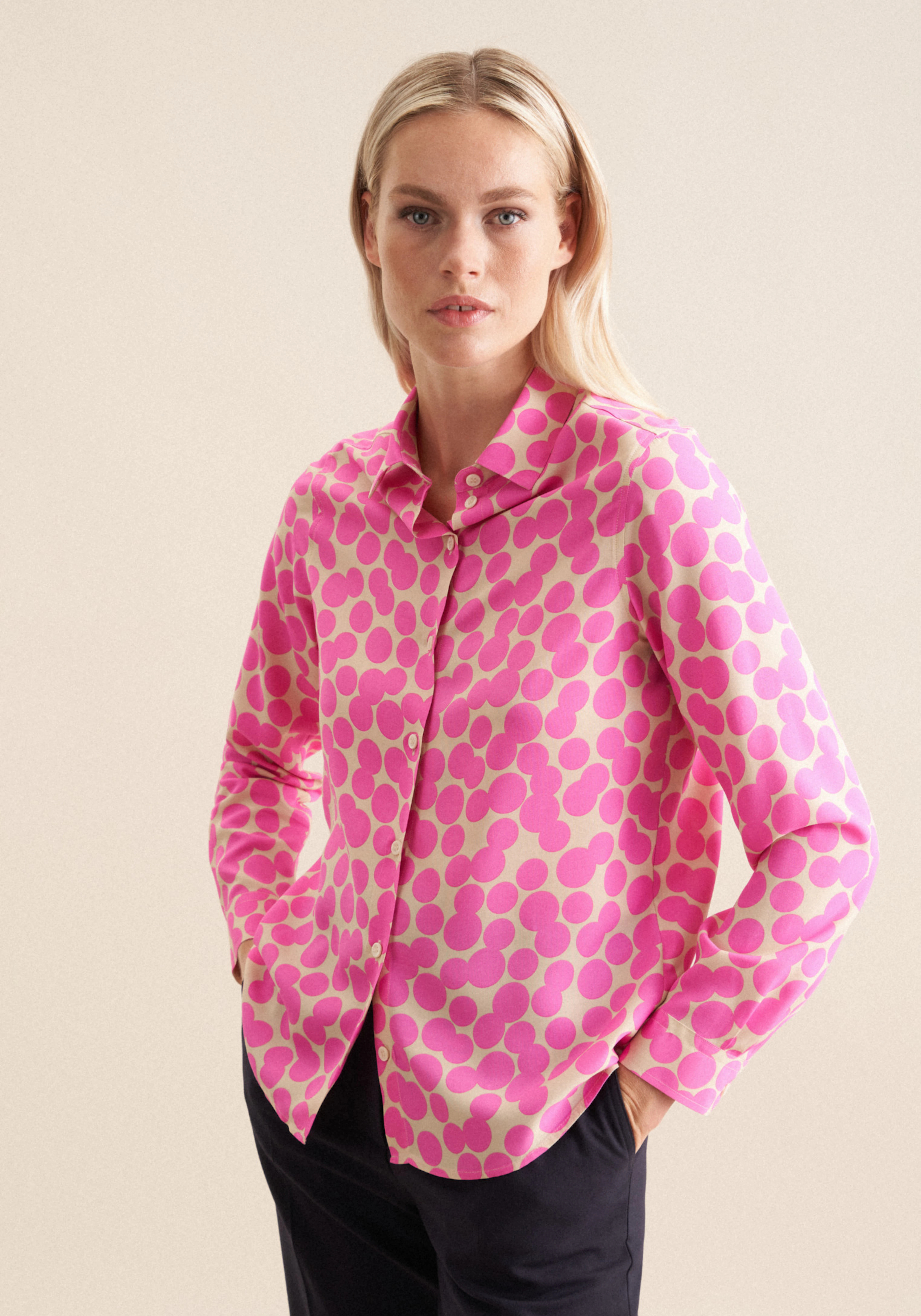 Hemdbluse aus Viskose regular fir | Seidensticker (DE)