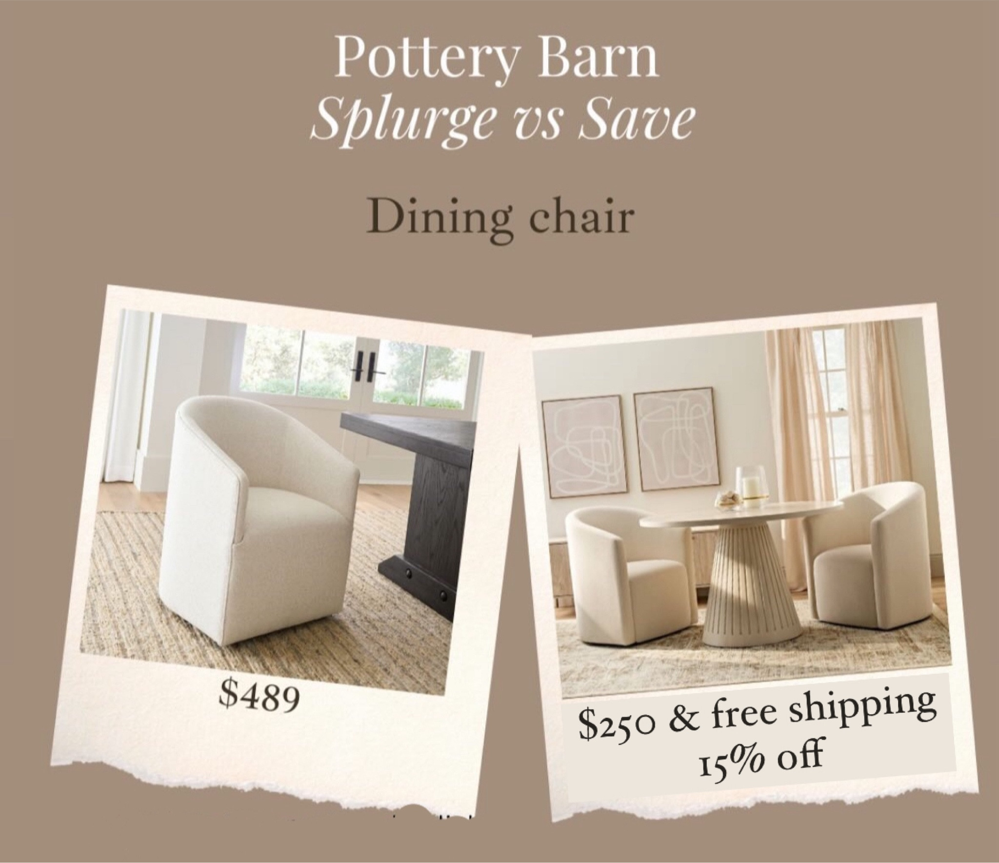 The best priced dining chair with casters is in stock & on sale right now for the first time ever!! 🙌🏻🚨 I’ve heard from many group members that the quality is incredible! 

#LTKStyleTip #LTKHome #LTKSaleAlert