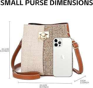 PINCNEL Cross Body Bag Purses for Women - PU Leather Crossbody Bucket Bag with Adjustable Shoulde... | Amazon (US)