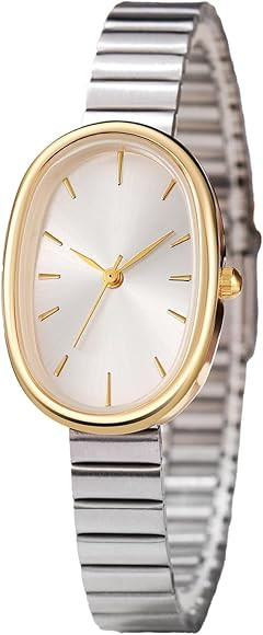 BESTKANG Exquisite Watches for Women Easy Reader Watch Fashion Oval Ultrathin Waterproof Ladies W... | Amazon (US)