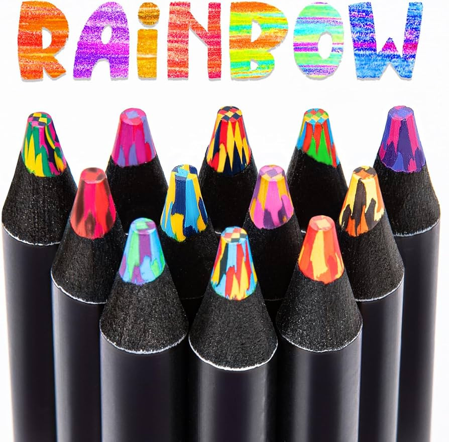Stocking Stuffers, Stocking Stuffers for Teen Girls, 12 Rainbow Colored Pencils, Teen Girl Gifts,... | Amazon (US)