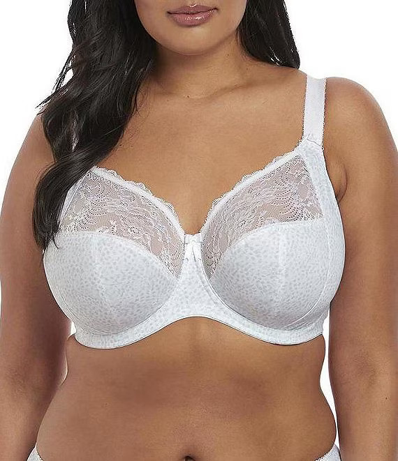 Elomi Morgan Lace-Trimmed Full-Busted Contour U-Back Underwire Bra | Dillard's | Dillards