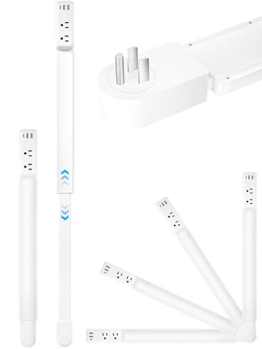 Eletrical Outlet Extender Stick 22"-34" Vertical Power Socket Expander with 2 AC Outlets, USB-A,USB-C Ports,180° Rotating Wall Outlet Extender for Hard-to-Reach Extension Cord Extender Behind Sofa | Amazon (US)