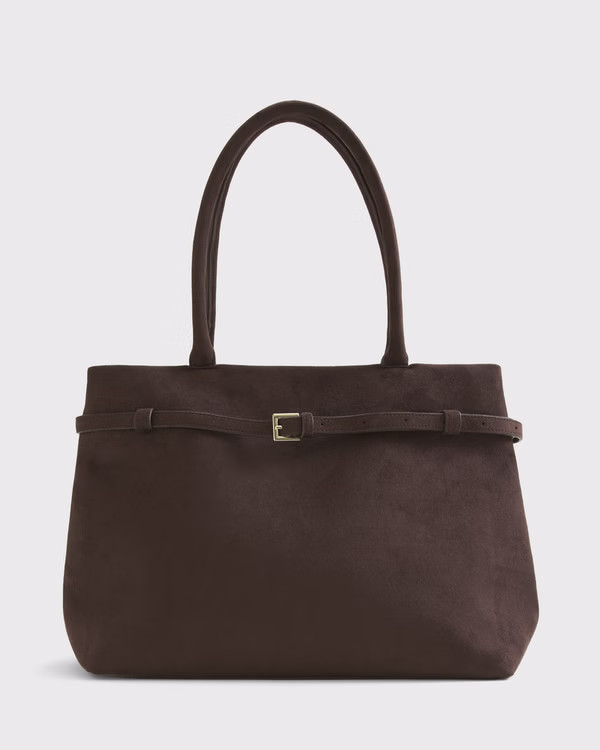Women's Modern Belted City Tote Bag | Women's Accessories | Abercrombie.com | Abercrombie & Fitch (US)