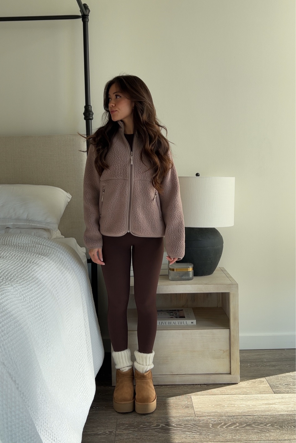 coziest fall layers 🧸 you guysss, i’ve been waiting all year for this… everythingggg is up to 50% off at @aritzia for their Cyber Week Sale!! 🍂 so many cute warm cozy pieces 🫶🏼 #aritziapartner 
