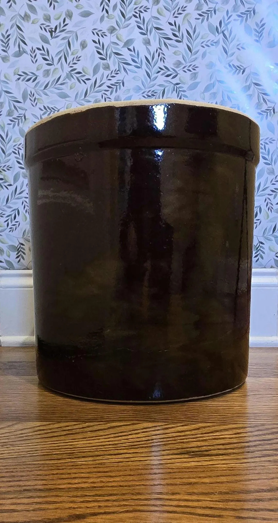 Gorgeous Chocolate Brown Three Gallon Crock Clearly Marked "U.S.A." on the Bottom | Etsy (US)