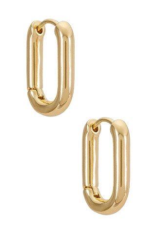 Natalie B Jewelry Uma Huggies in Gold from Revolve.com | Revolve Clothing (Global)