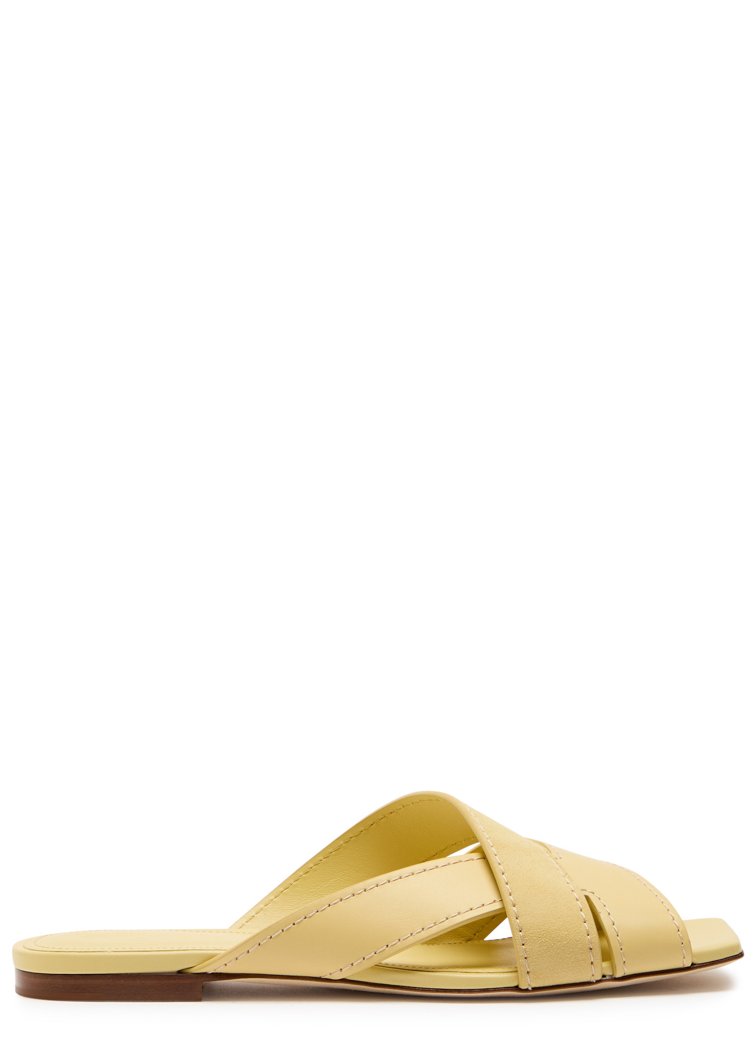 SAND.CUOIO FLAT 99L FASCE INCR_72059_YELL | Harvey Nichols