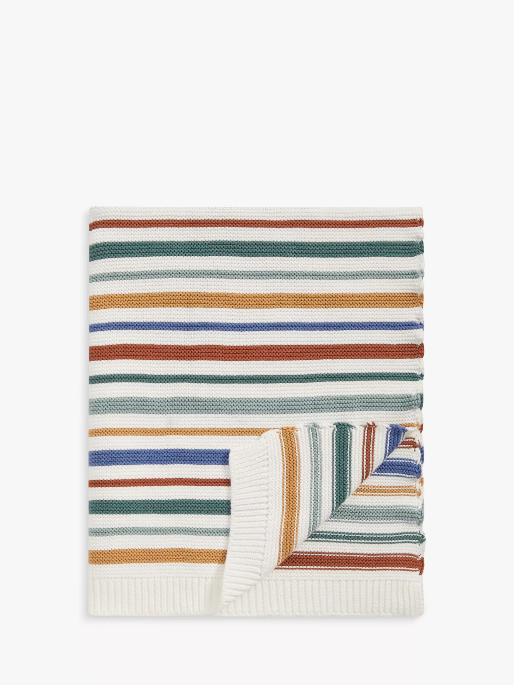 John LewisJohn Lewis Knitted Cotton Baby Blanket, 100 x 80cm | John Lewis (UK)