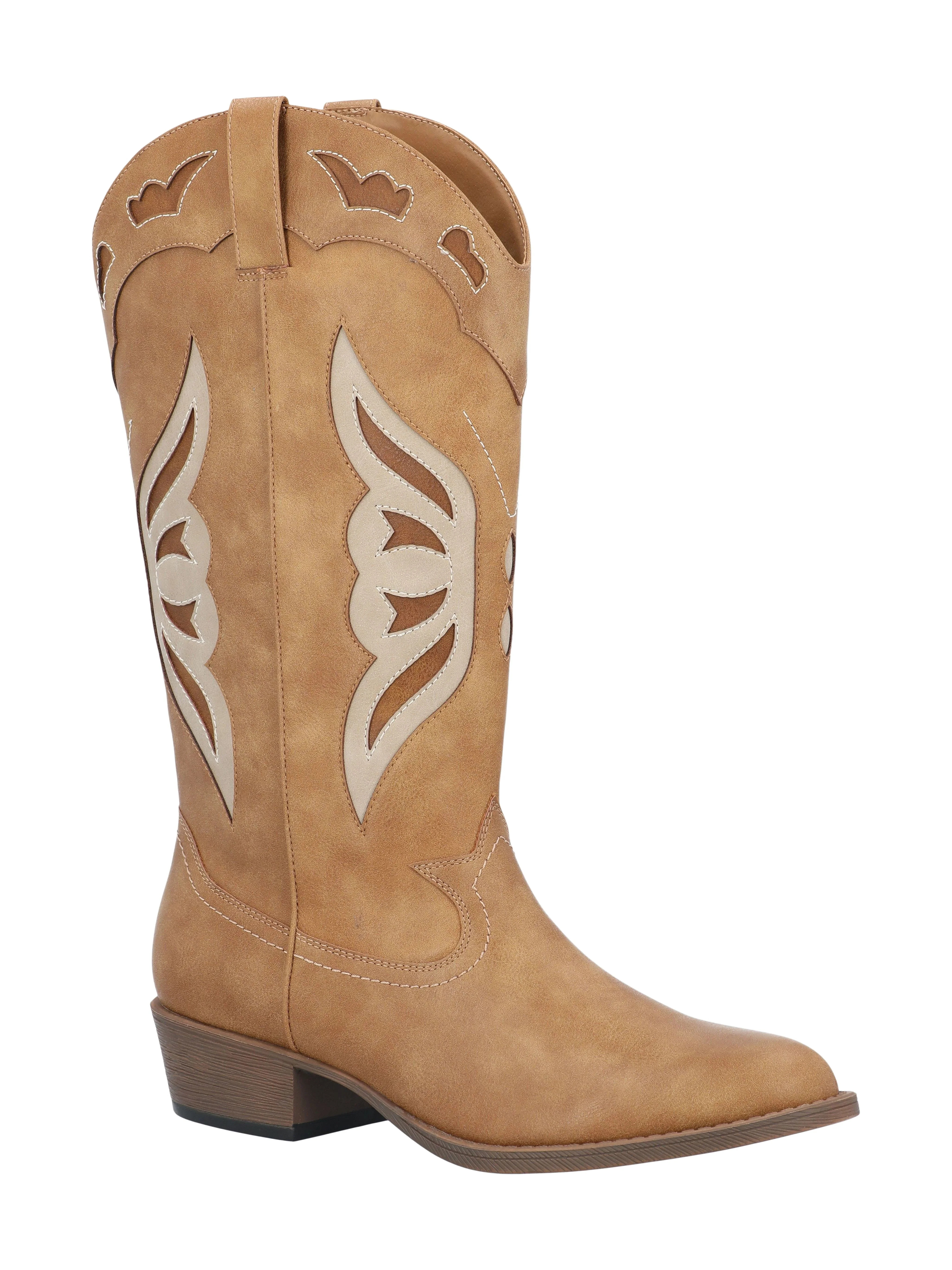 Madden NYC Women's Butterfly Western Boots, Sizes 6-11 | Walmart (US)