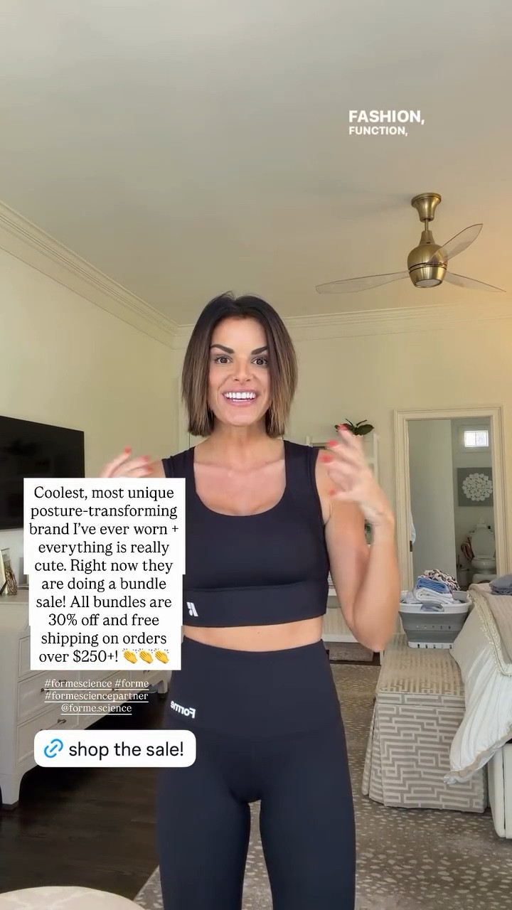 Coolest, most unique posture-transforming brand I’ve ever worn + everything is really cute. Right now they are doing a bundle sale! All bundles are 30% off and free shipping on orders over $250+! 👏👏👏 #formescience #forme #formesciencepartner @forme.science

workout set, matching sets, activewear, Katy Harrell 

#LTKActive #LTKfitnessgoals