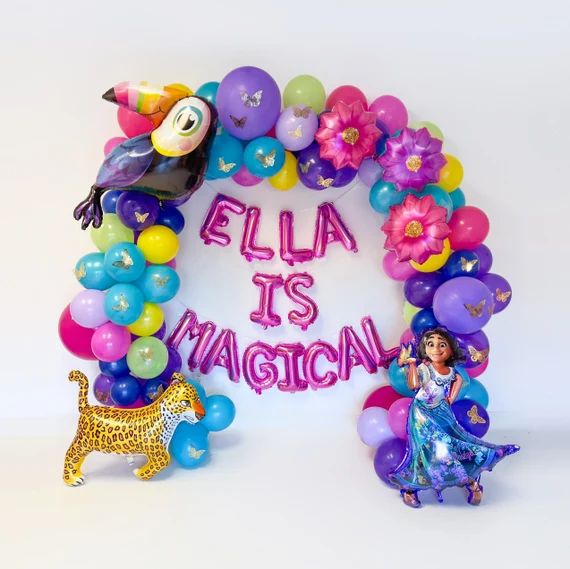 Magical Balloon Garland With Encanto Mirabel Balloon Encanto | Etsy | Etsy (US)