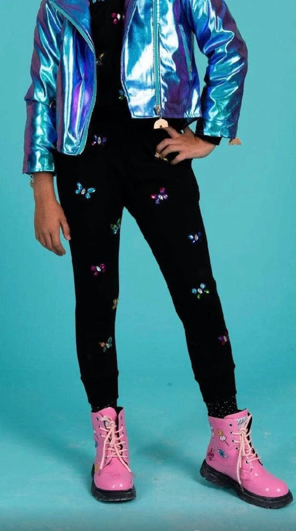 Butterfly Gem Joggers | Lola + The Boys