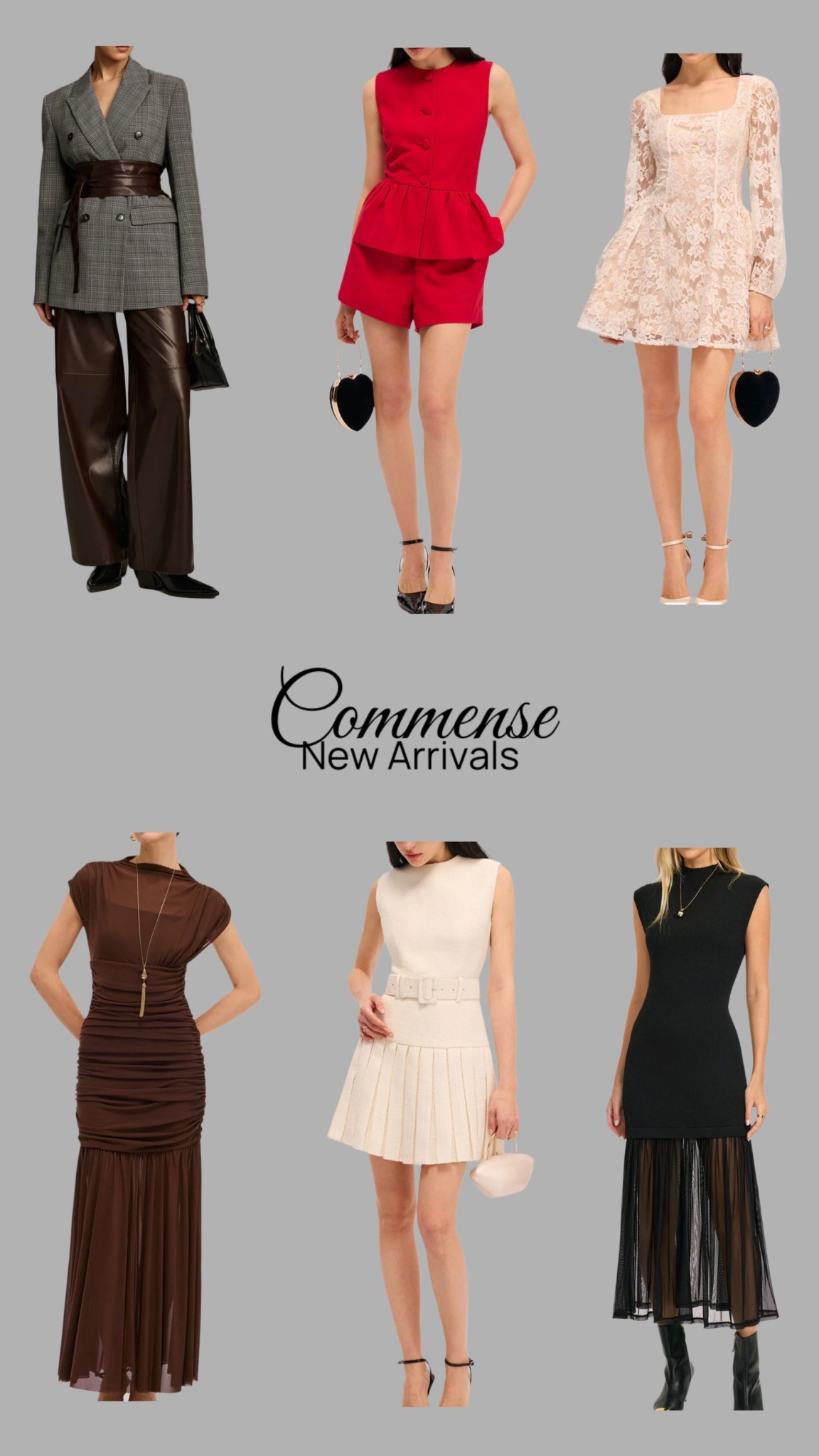 COMMENSE New Arrivals 😍

old money aesthetic 
date night dress 
blazer 
statement belt
matching set 

#LTKFindsUnder100 #LTKOver40 #LTKootd