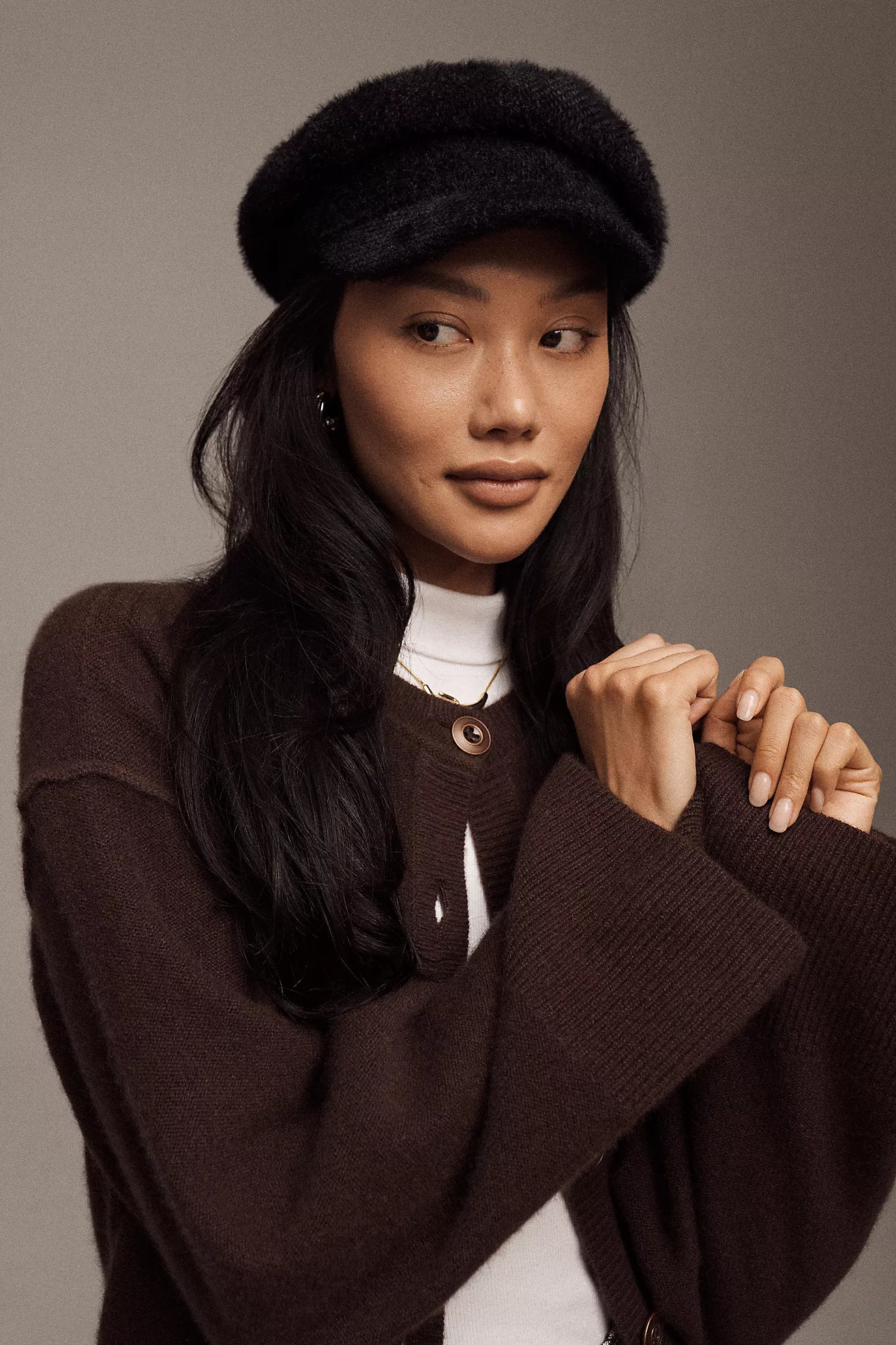 Pilcro Wide-Sleeve Cashmere Cardigan Sweater | Anthropologie (US)