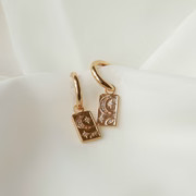 Celestial Charm Hoops in Gold | Astrid and Miyu