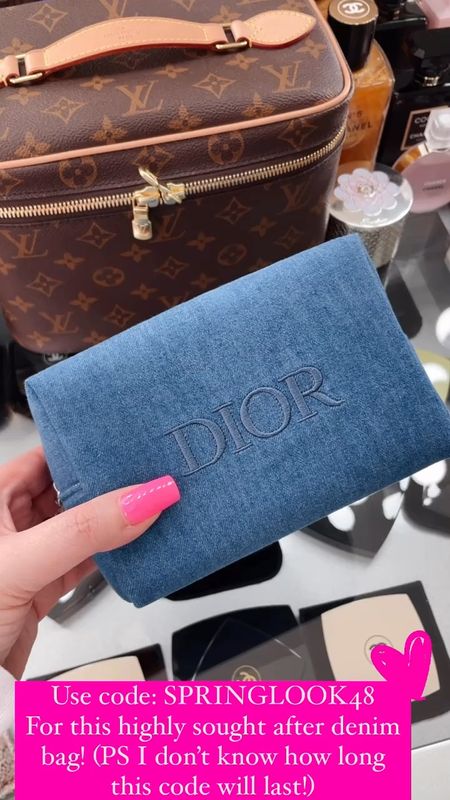 Get your FREE DIOR denim bag with 3 more FREE products with code: SPRINGLOOK48. Make sure you’re signed in to your account to use the code! Minimum purchase for this gift is $150. Plus you get to pick a DIOR mini at checkout and a sample  

#LTKbeauty #LTKtravel #LTKitbag