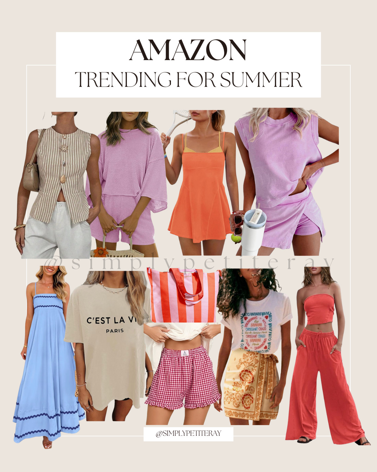 Summer essentials are trending on Amazon! Check out these chic and comfortable options for your wardrobe. 

Amazon trending summer, summer style must haves, trendy Amazon fashion, comfy summer outfits, everyday summer looks, vacation ready style, effortless casual fashion, chic warm weather outfits, summer wardrobe staples, viral Amazon finds

#AmazonSummer #TrendingNow #SummerStyle #AmazonFashion #ComfyStyle #VacationOutfits #SummerWardrobe #AmazonFinds
 

 #LTKootd #LTKSeasonal