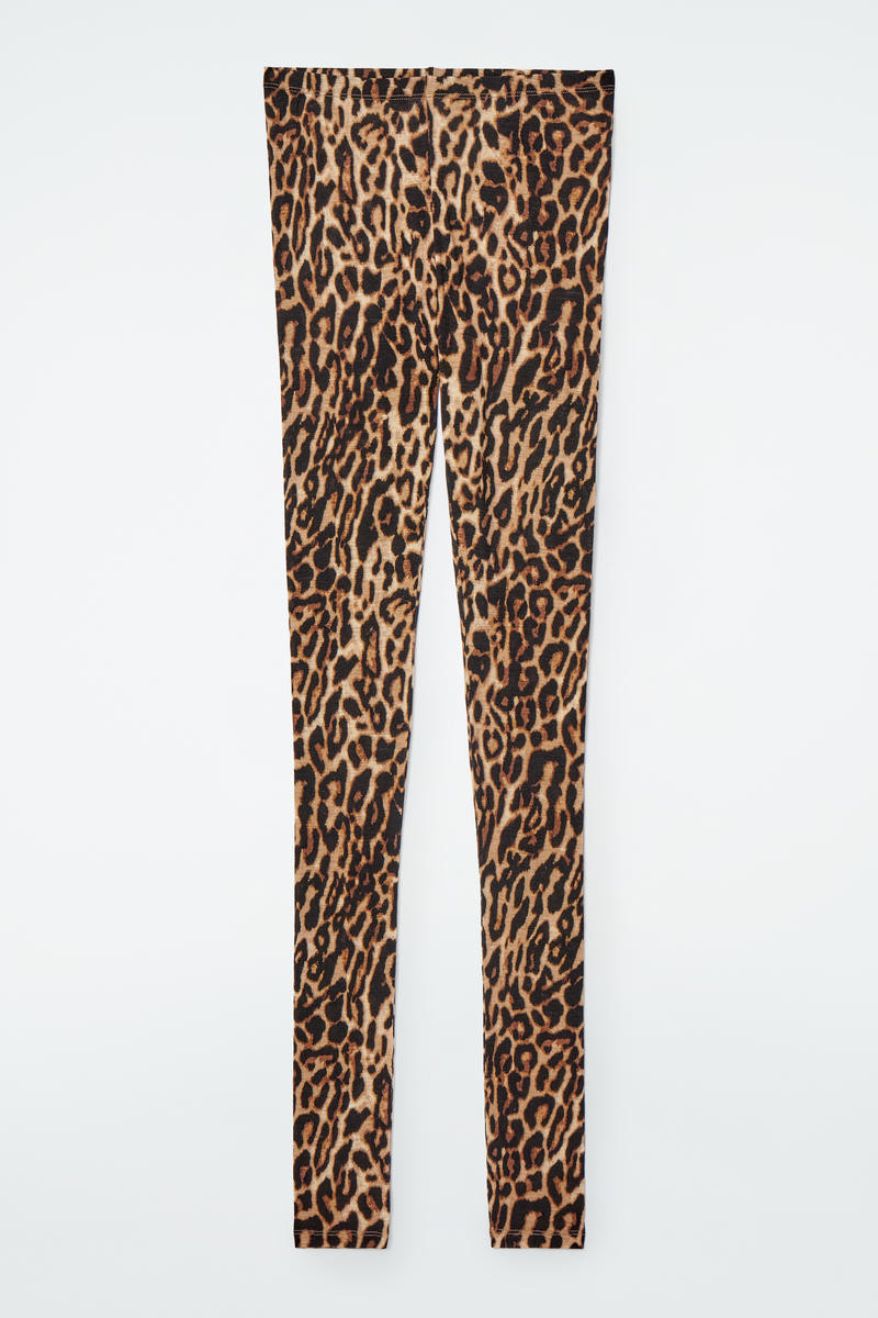 Leggings Aus Merinowolle Mit Leoparden-Print | COS (EU)