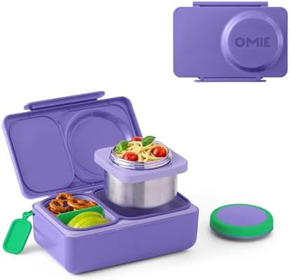 Omie OmieBox UP bento Box for Kids | Insulated Lunch Box | Leak Proof Vacuum Insulated Thermal Fo... | Amazon (US)
