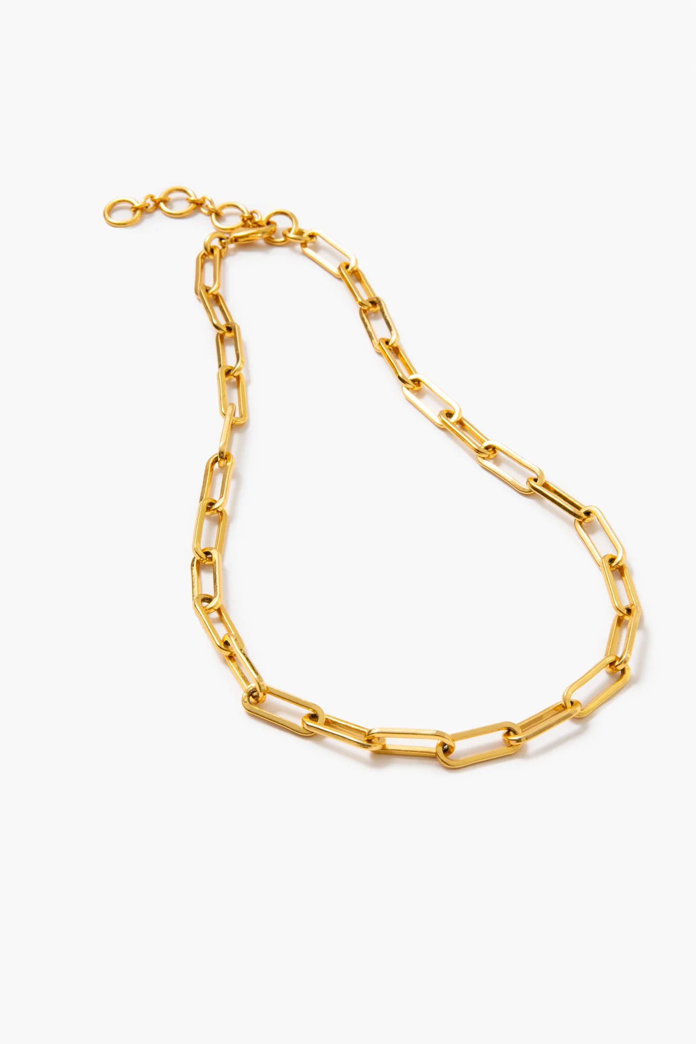 Gold Paperclip Chain Link Necklace | Tuckernuck (US)