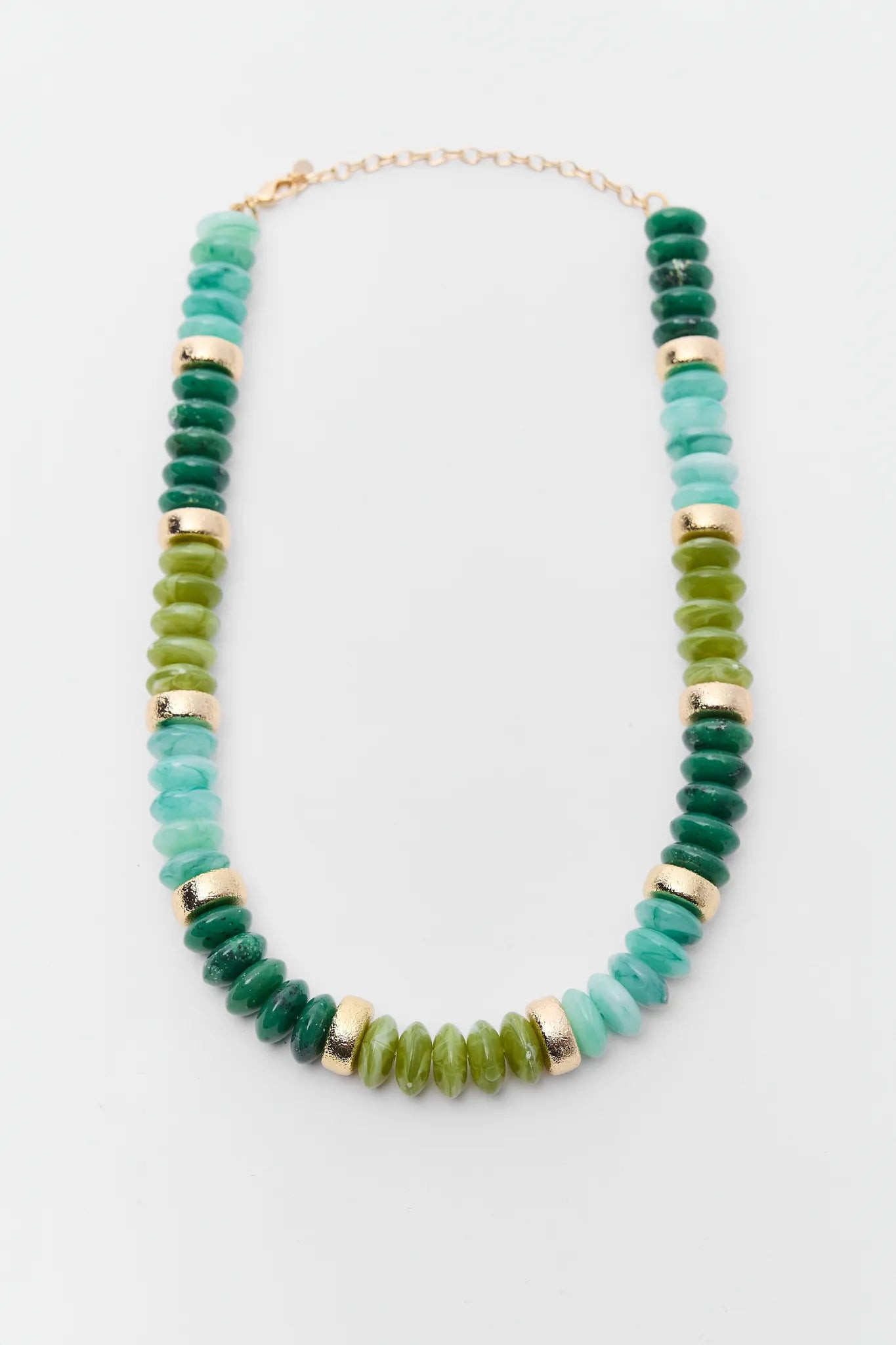 Brendan Green Beaded Necklace | Avara