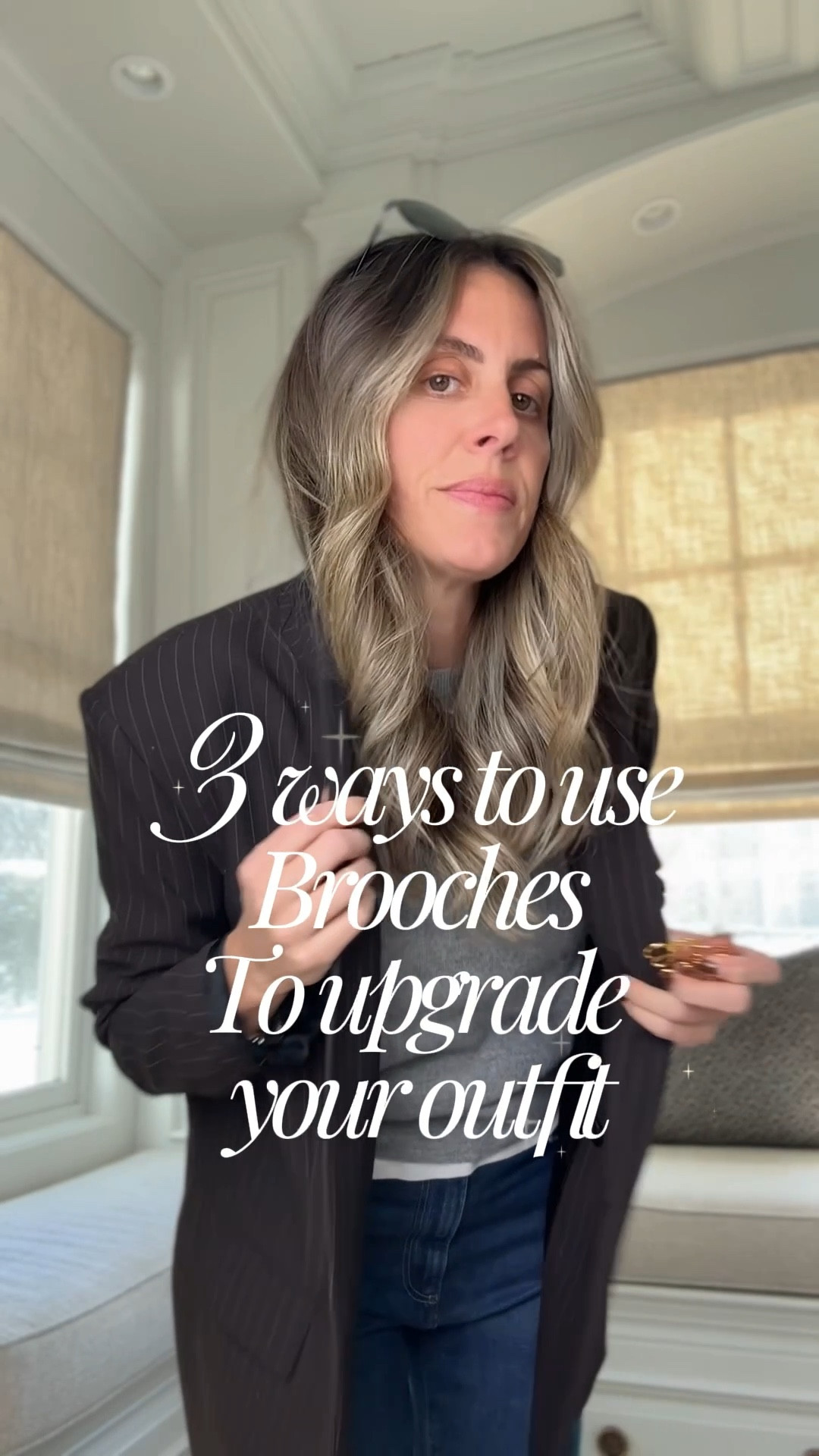 Brooches are back in 2026 ✨
If you’re over 40 and want to elevate your outfits without buying new clothes, this trend is for you.

3 chic ways to wear a brooch in 2026:
• On a blazer to instantly look polished and put together
• Cinching a button-up for shape and a modern silhouette
• On a jacket to add personality and vintage-meets-modern style

This is one of the easiest ways to make your wardrobe feel intentional, elevated, and timeless.

P.S. My grandmother would be soooo happy this trend is back 🤍

#LTKOver40 #LTKootd #LTKgrwm