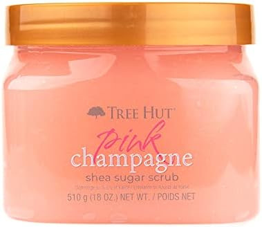 Tree Hut Pink Champagne Shea Sugar Scrub 18 Oz! Formulated With Real Sugar, Certified Shea Butter... | Amazon (US)
