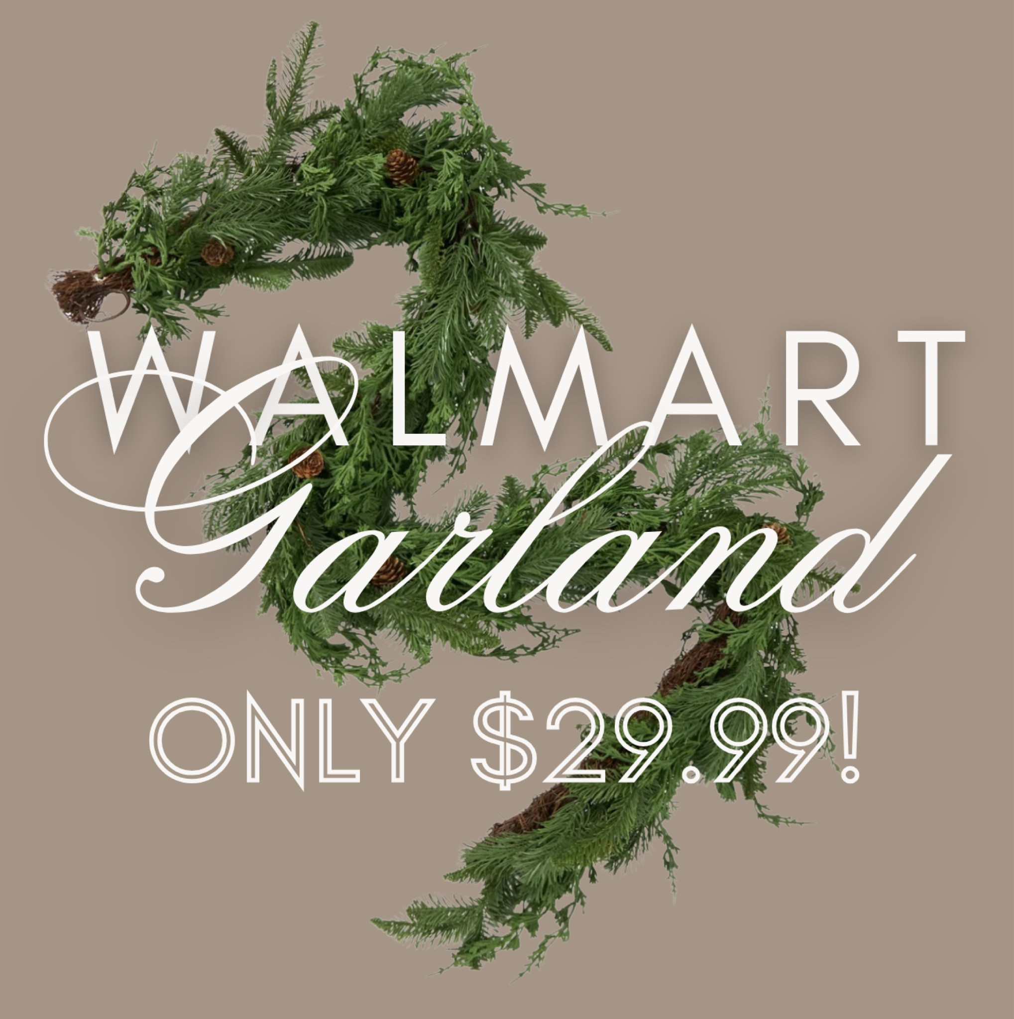 BEAUTIFUL 6 ft Holiday garland from Walmart at an amazing price point!!

#LTKHome #LTKSeasonal #LTKHoliday