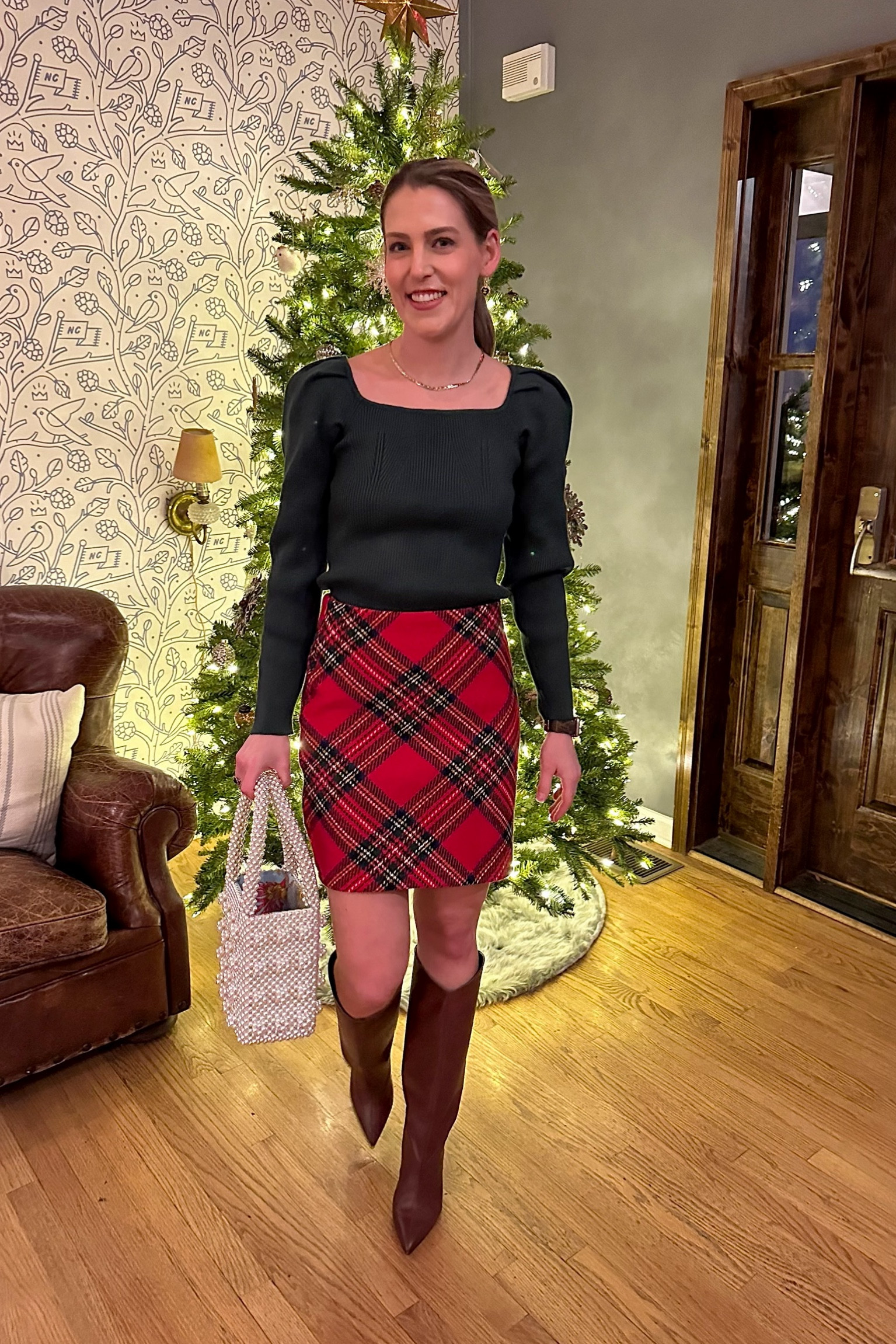 Sweater - sold out, linking similar 

Skirt - went with my usual size

Boots - went with my usual size 7.5

#LTKfindsunder100 #LTKHoliday #LTKSeasonal