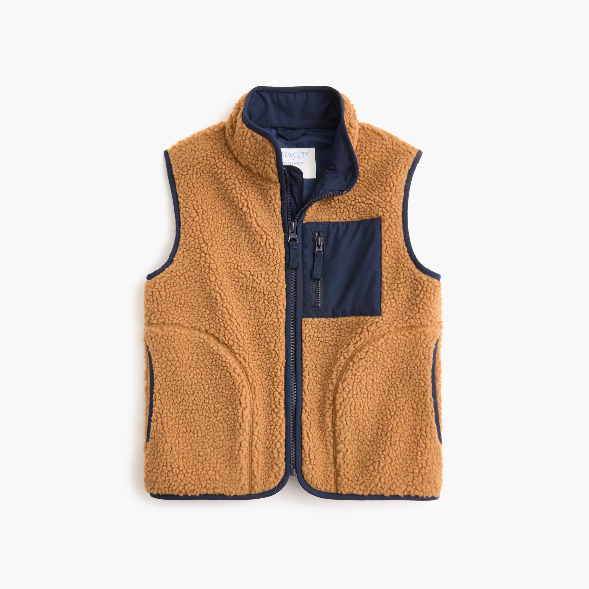 Boys' sherpa vest | J.Crew Factory