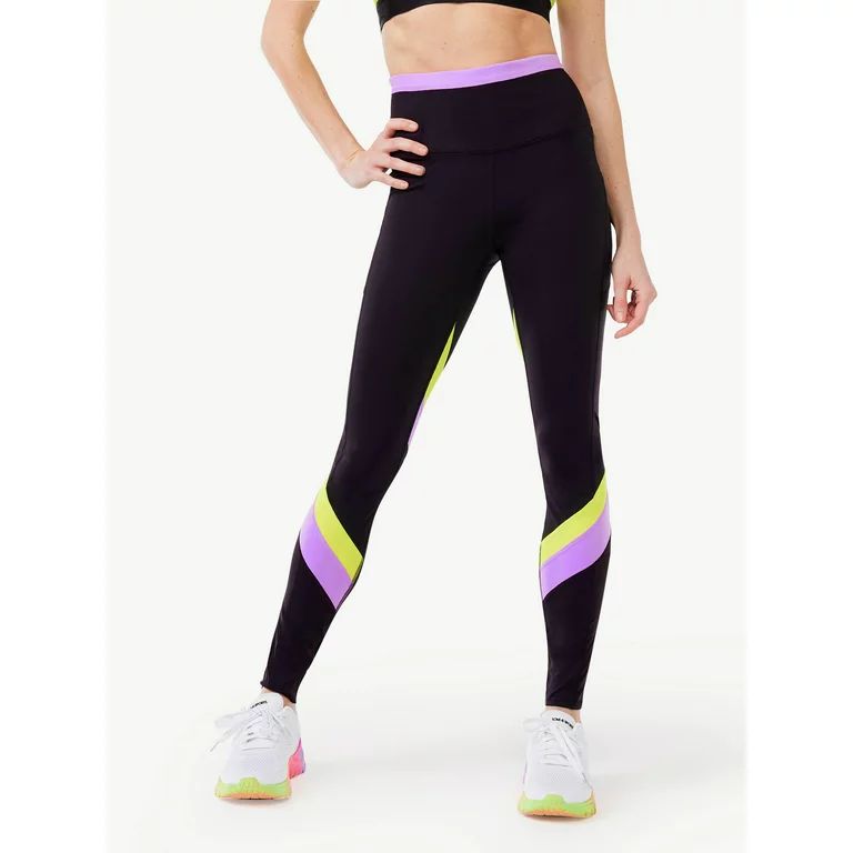 Love & Sports Women's Colorblocked 7/8 Length Leggings | Walmart (US)