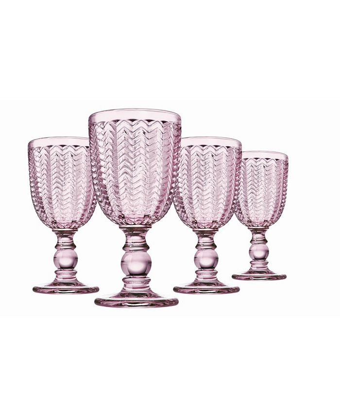 Carson Modern Vintage Red Wine Glasses, Set of Four | Macys (US)