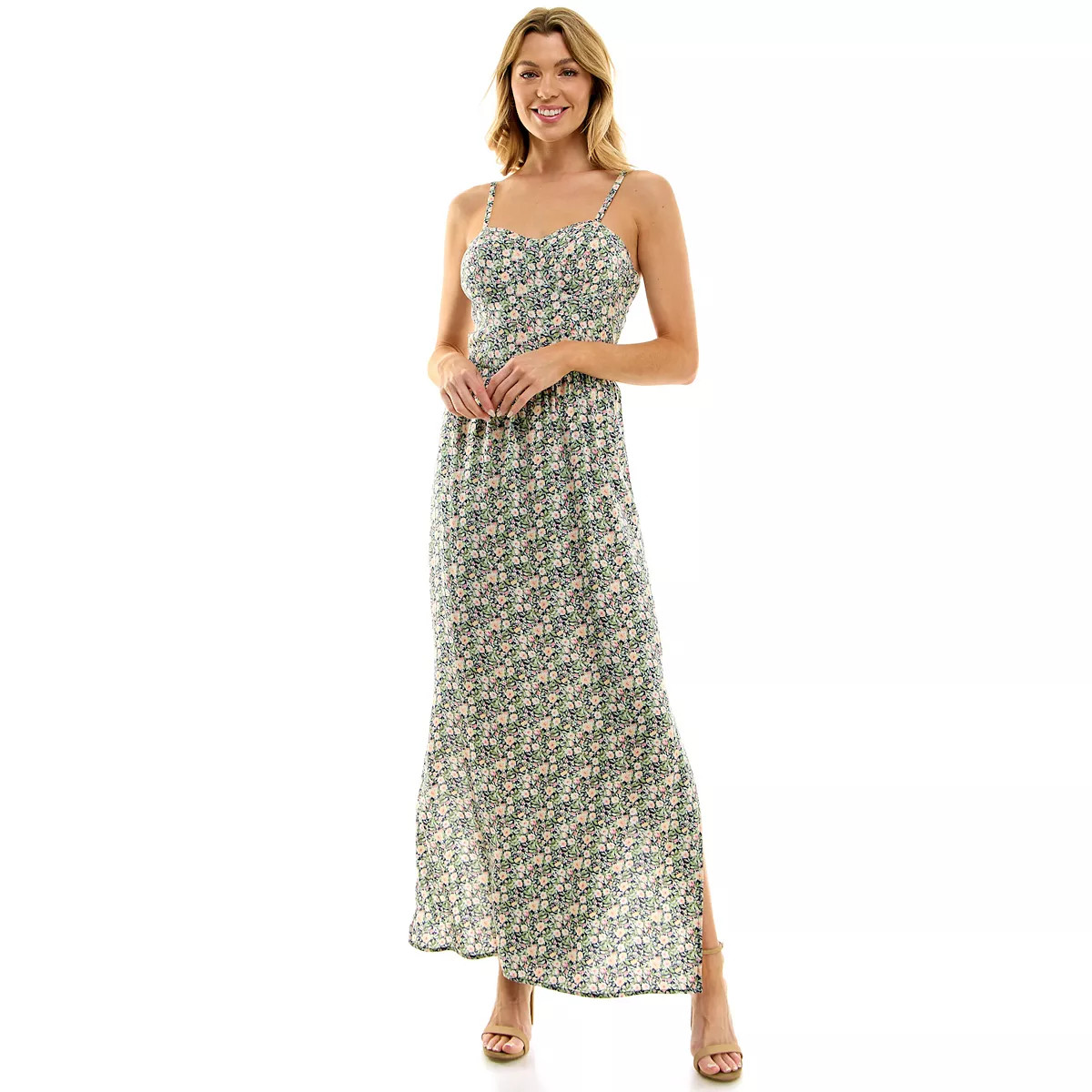 Juniors' Lily Rose Molded Cup Maxi Dress | Kohl's