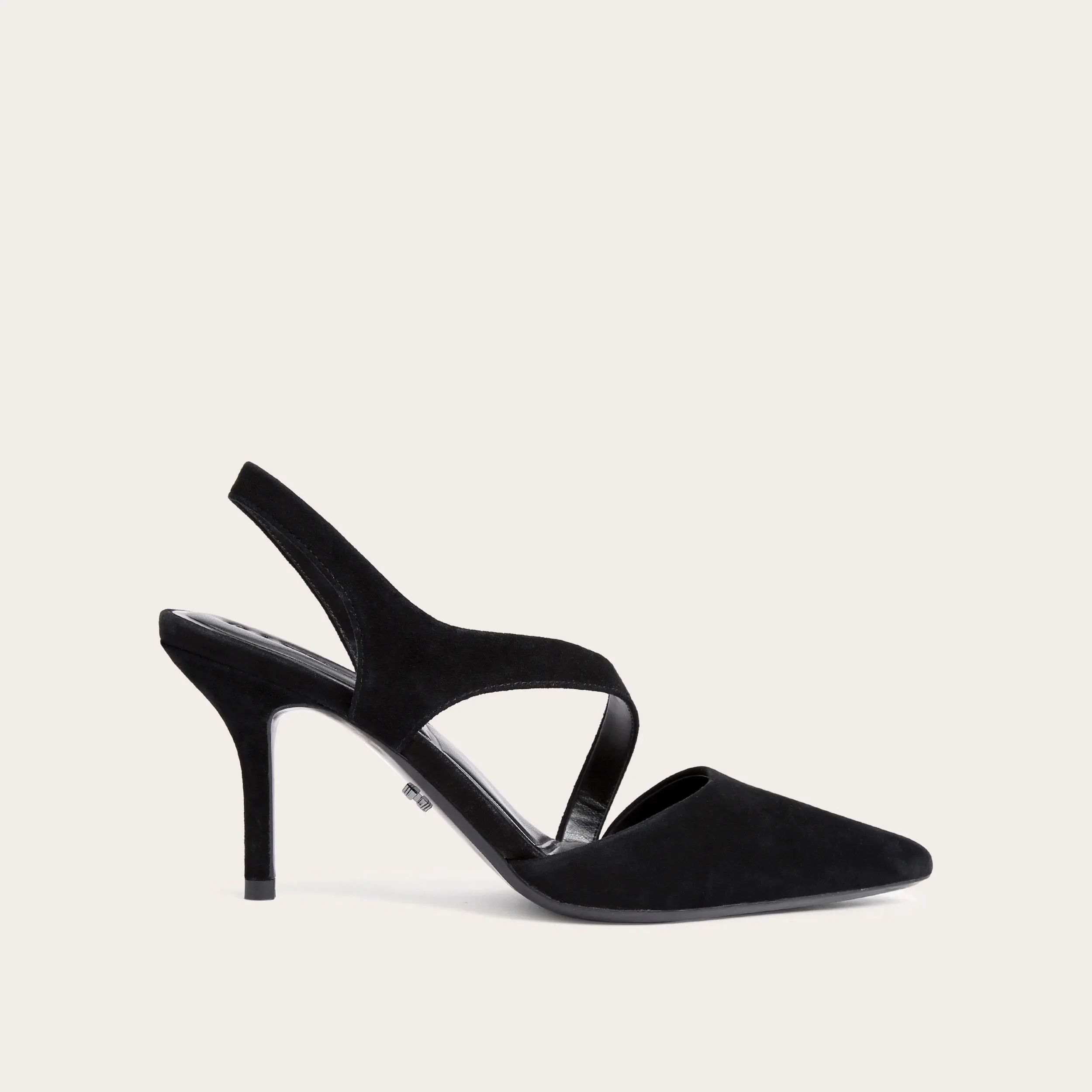 SYMMETRY COURT Black Suede Heels by CARVELA | Carvela