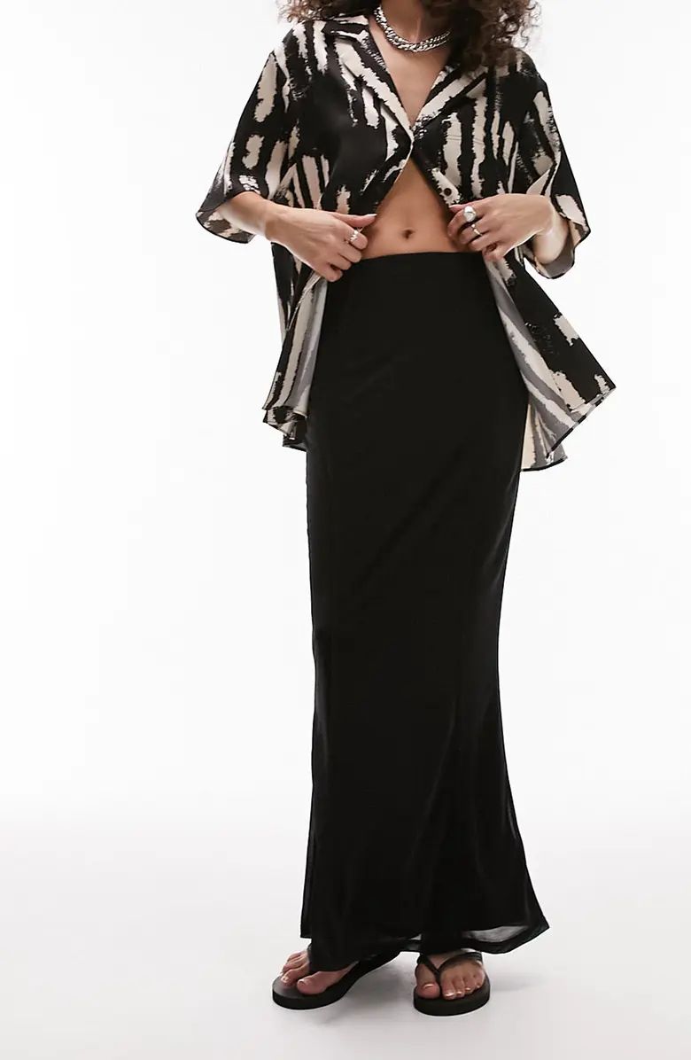 Seam Detail Jersey Maxi Skirt | Nordstrom