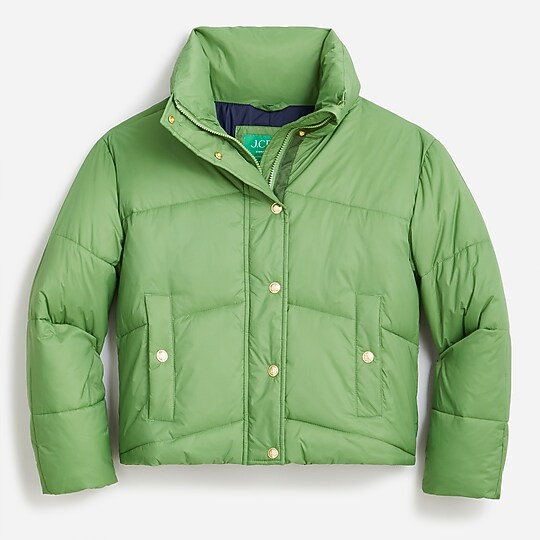 Limited-edition cropped puffer jacket | J. Crew US
