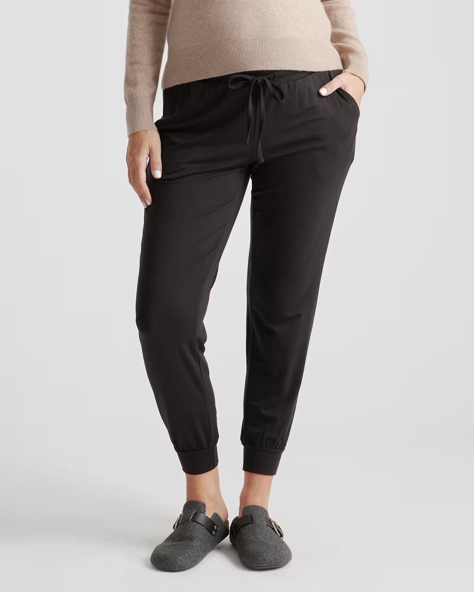 Tencel Jersey Maternity Under Belly Lounge Joggers | Quince