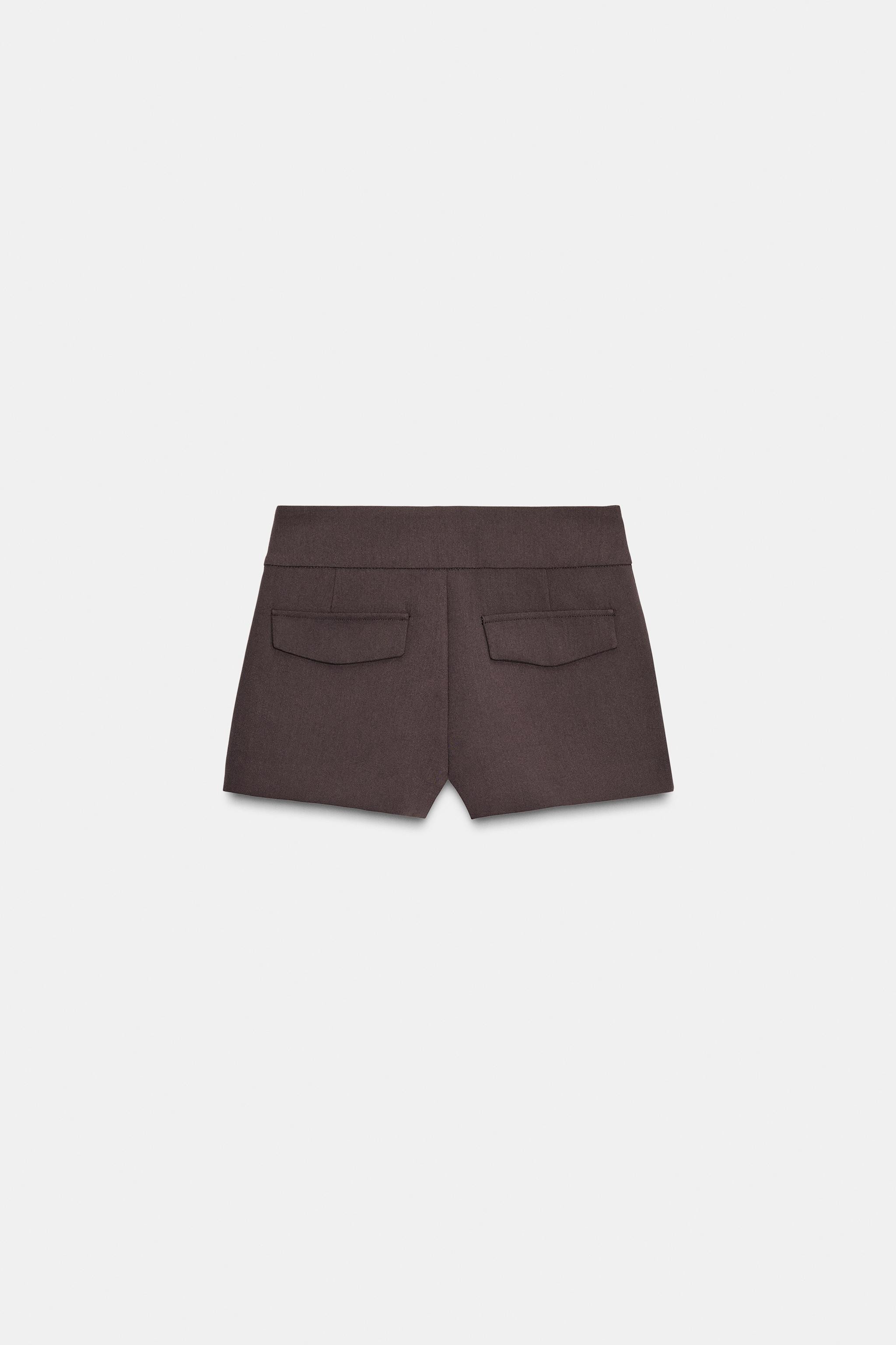 FAUX LEATHER MINI SHORTS | Zara UK