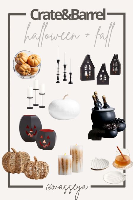 Crate&Barrel Halloween and Fall decor. Select items on sale. How adorable is the serving bowl? Would be great to hold drinks or food items. 

#LTKSeasonal #LTKunder100 #LTKhome